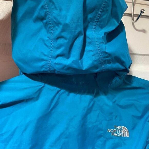 The North Face HyVent Windbreaker Waterproof Blue Jacket Women's Size Small - Picture 2 of 7